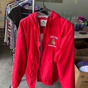 Nice warm red jacket